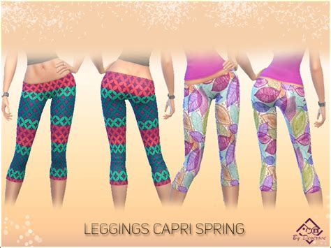 The Sims Resource Leggings Capri Spring