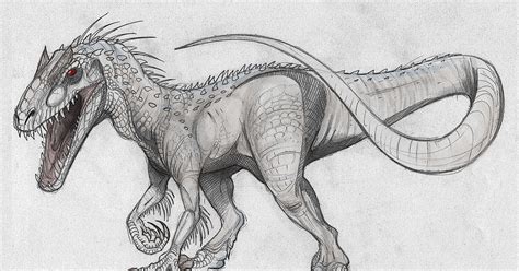 Indominus Rex Vs Indoraptor Coloring Page Printable Color