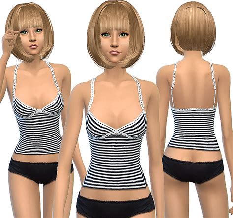 sims 2 bit n pieces striped underwear conversion the sims 4 catalog