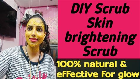 Diy Skin Brightening Scrub Dal Scrub Youtube