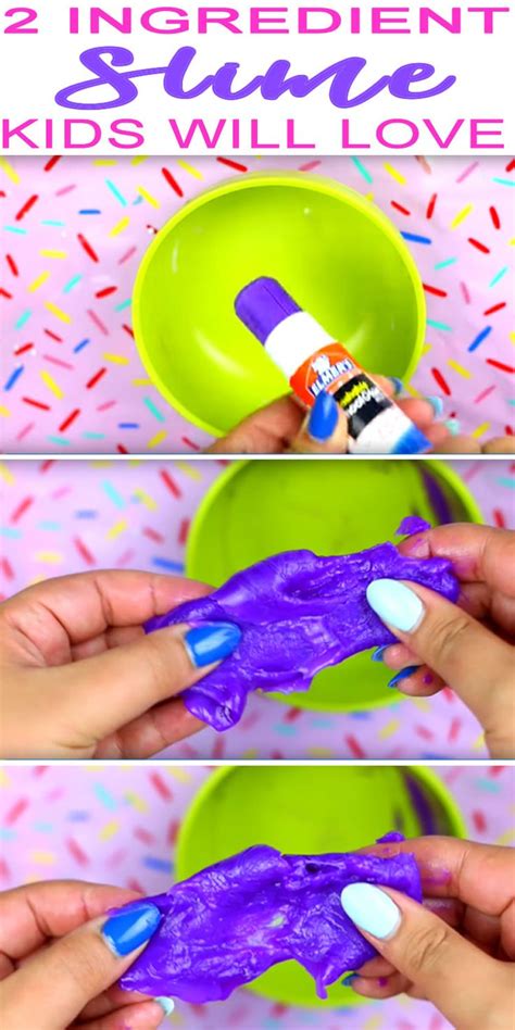 2 Ingredient Slime That Will Be Loved By All The Best Slime Recipe