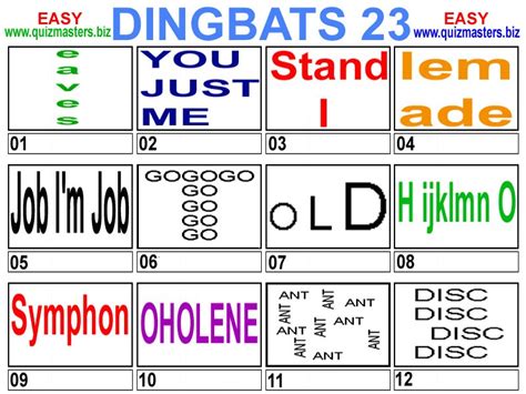 Dingbats Answers Dingbats Teaching Resources Biggestfag