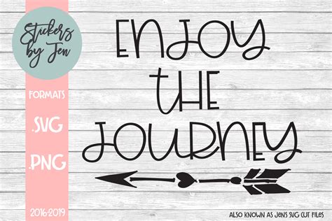 Enjoy The Journey Svg Graphic By Jens Svg Cut Files Creative Fabrica