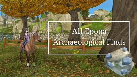 All Archeological Finds In Epona Star Stable Youtube