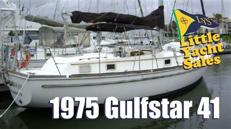 Sold 1975 Gulfstar 41 Sailboat For Sale At Little Yacht Sales Kemah