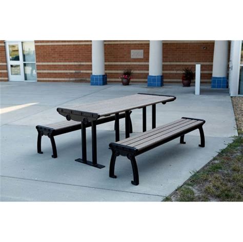 Four 2 x 10 boards 8ft long. 8 Ft. Recycled Plastic Picnic Table with Powder Coated ...