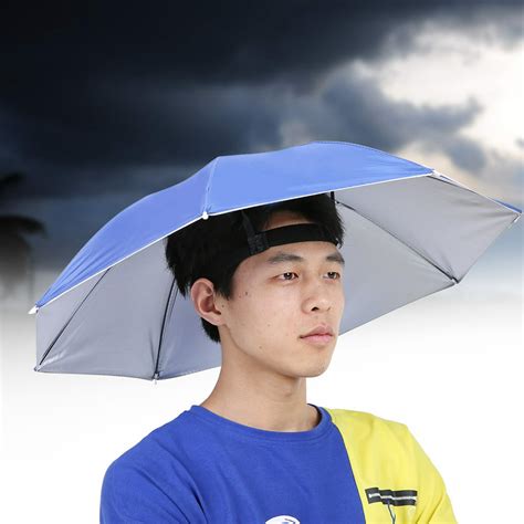 Lyumo Outdoor Umbrella 65cm Sunscreen Windproof Head Mounted Umbrella