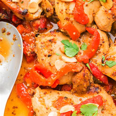 The kids love this recipe. Honey Mustard Almond Chicken Thighs Or Breasts Recipe