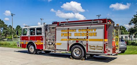 E One Fire Apparatus For Orange County Fire Rescue In Ocala Fl