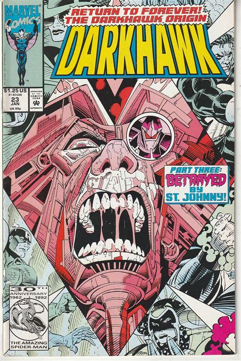 Darkhawk 23 Direct Edition 1993 Return To Forever Part 3 Comic