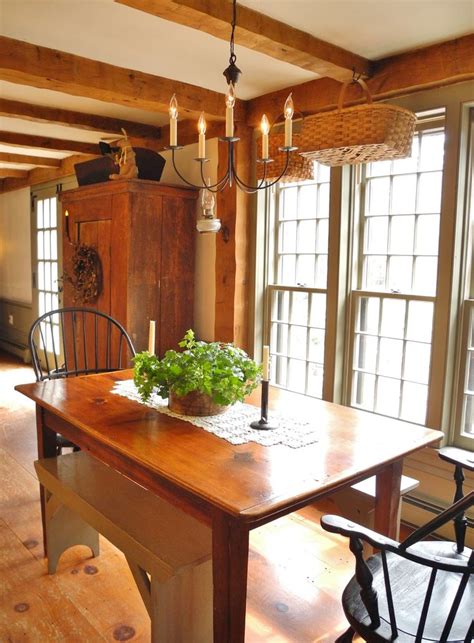 A Primitive Place And Country Journal Magazine Primitive Dining Rooms