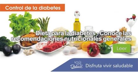 Dieta Para La Diabetes Recomendaciones Nutricionales Generales Ii