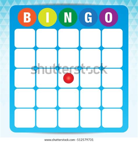 Blank Bingo Cards Vector Format Stock Vector Royalty Free 512579731