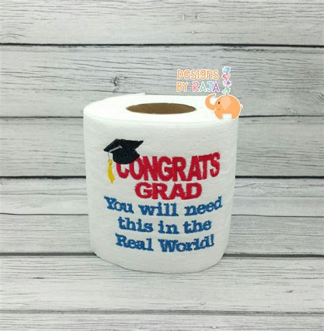 Your Place To Buy And Sell All Things Handmade Embroidered Toilet Paper Gag Gifts Funny Gag