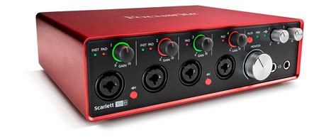 Focusrite Scarlett 18i8 2nd Gen Usb Audio Interface With Pro Tools