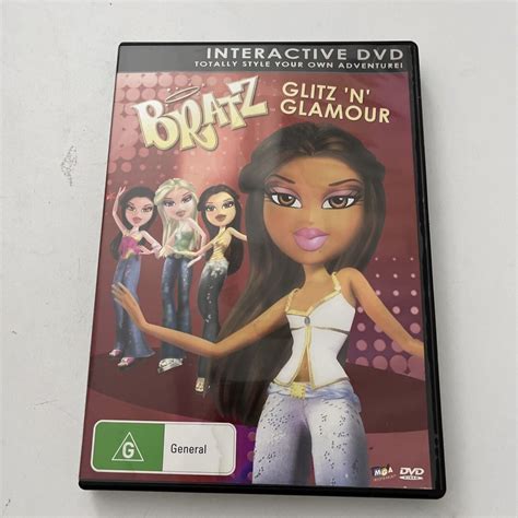 Bratz Glitz N Glamour Interactive Dvd Dvd 2008 Region 4 Retro Unit