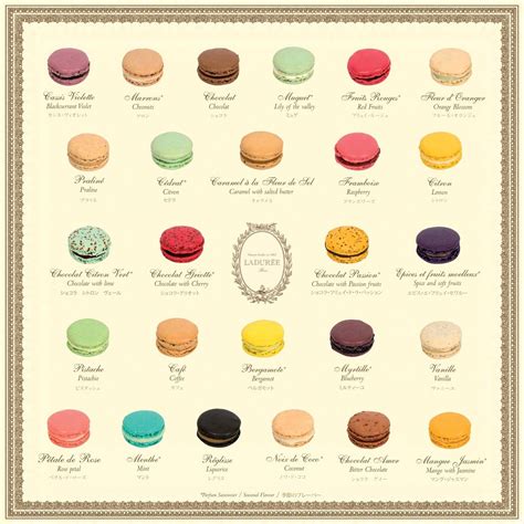 Their light, crunchy texture and variety of flavours make them a delicious. Macaron Recipes | Macaron flavors, Macaron recipe, Laduree ...