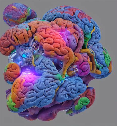 3 D Model Of Anatomically Correct Human Brain Unreal Stable