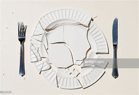 Broken Plate High Res Stock Photo Getty Images