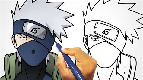 Como Desenhar O Kakashi Naruto Passo A Passo Como Dibujar A