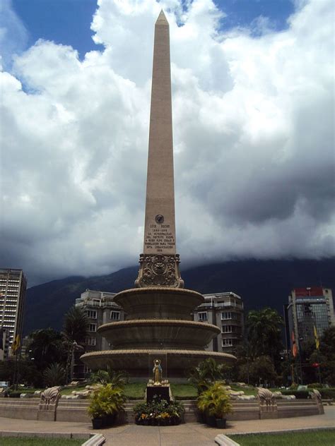 Obelisco De La Plaza Francia De Altamira Caracas Venezuela Caracas