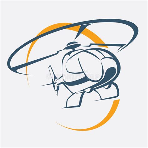 Plantilla Vectorial De Diseño De Logotipo De Icono De Helicóptero