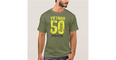 Vietnam War 50th Anniversary T Shirt Zazzle