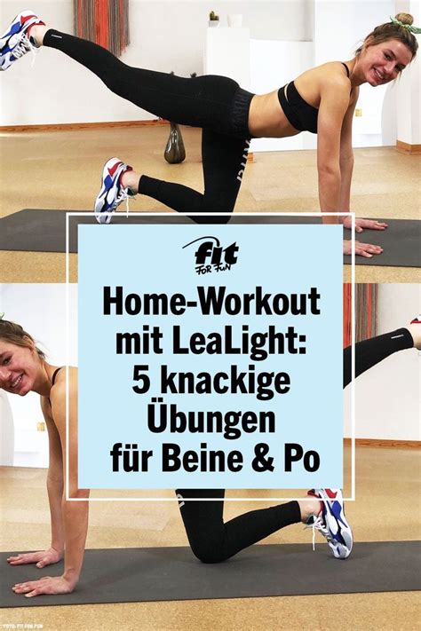 Home Workout Mit Lealight 5 Knackige Übungen Für Beine And Po