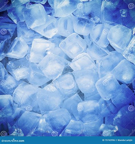Fresh Cool Ice Cube Stock Photo Image Of Icecube Melt 75742996