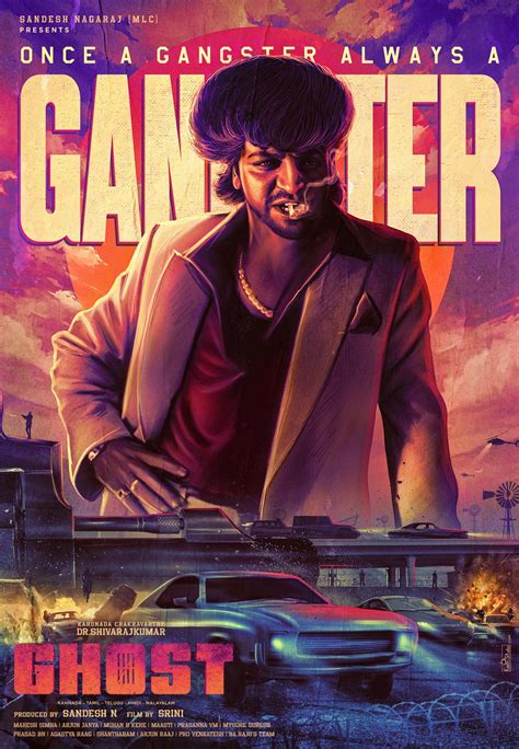 Ghost Motion Poster Shivarajkumar Plays A Gangster For Posterity