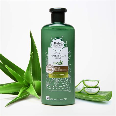 Herbal Essences Sulfate Free Shampoo And Conditioner Potent Aloe Hemp