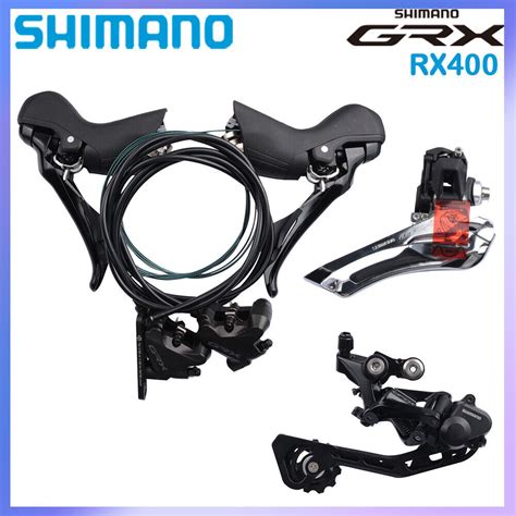 Shimano Grx Rx400 Gravel 2x10 Speed Groupset Strdfdbr Rx400 Flat Mount 4 Pcs Ebay