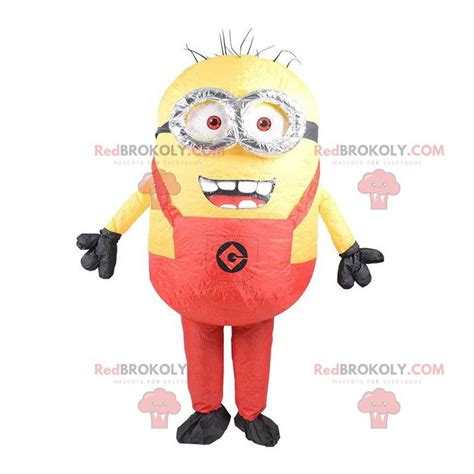 Gemmy Airblown Inflatable Minion Stuart In Devil Costume Ft Tall Red