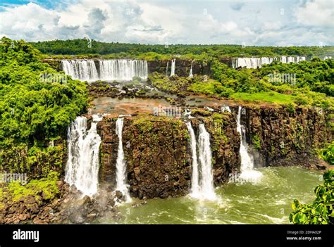 Iguazu Falls The Largest Waterfall In The World South America Stock