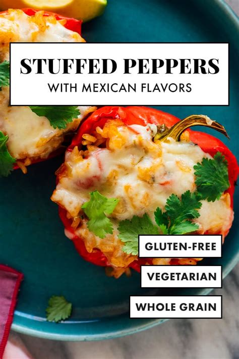 Vegetarian Stuffed Peppers Recipe Cookie And Kate