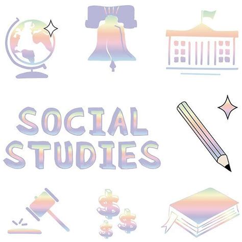 Pastel Rainbow Social Studies Subject Pack Poster By The Goods In