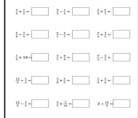 Operaciones De Matematicas Sumas Restas Multiplicaciones Y Divisiones