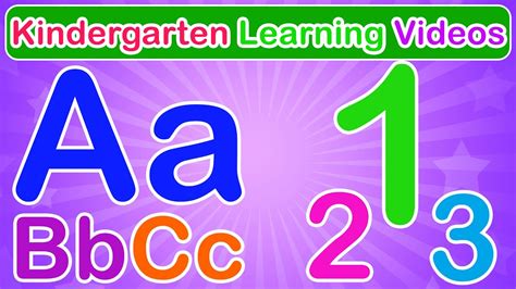 Abc And 123 Learning Videos Preschool Learning Videos For 3 Year Olds