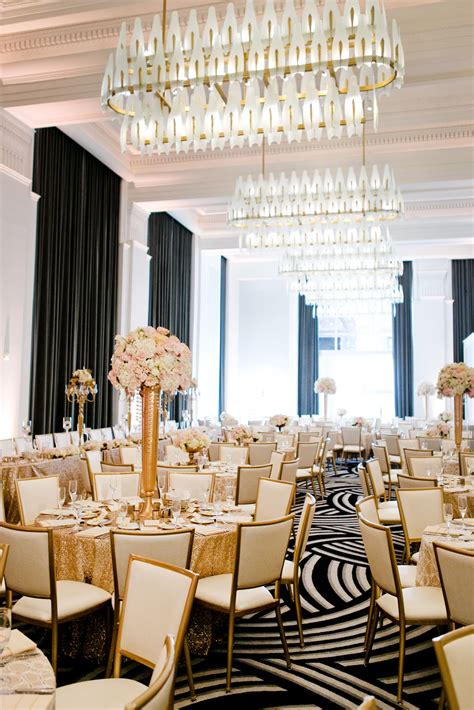Black, White and Gold Reception Decor Gold Reception Decor, Gold