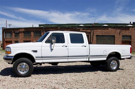1997 Ford F 350 Xlt Crew Cab Power Stroke 4×4 For Sale On Bat Auctions