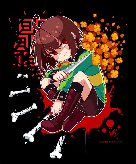 Chara Undertale Drawn By Sandragh Danbooru