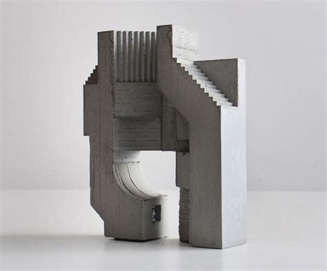 Concrete Modular Sculptures That Create An Optical Illusion By David
