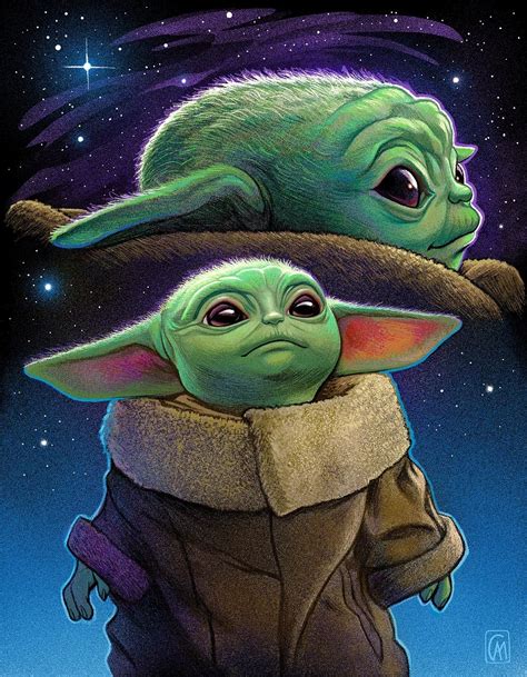 Baby Yoda Poster Wallpapers Wallpaper Cave