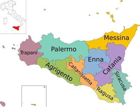 Onde Fica A Sicília No Mapa Da Itália Descobrindo A Sicília