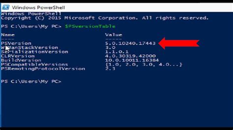 How To Check Powershell Version On In Windows 10 Youtube