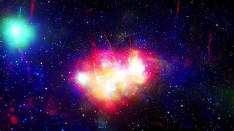 Space Flight Into A Star Field Realistic Galaxy Milky Way Animation