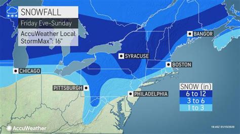 Nj Weather Latest Weekend Snow Forecast Includes 2 To 6 Inches In