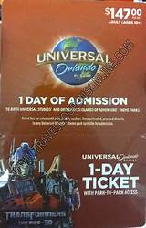 Universal Orlando Coupons Pictures