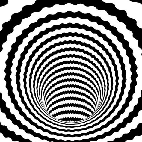 Black And White Circle Optical Illusion