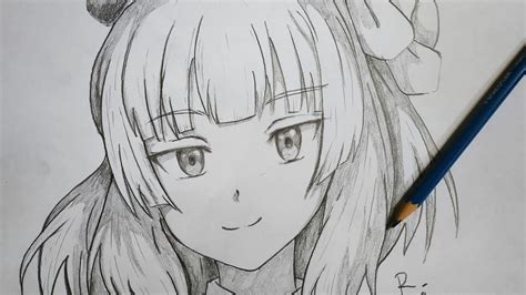 Cara Mudah Menggambar Anime Cewek Cantik How To Draw A Beautiful